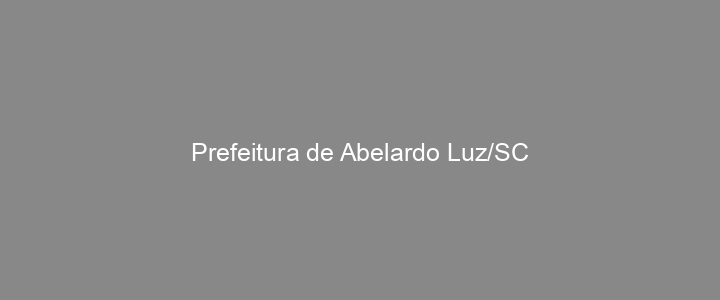 Provas Anteriores Prefeitura de Abelardo Luz/SC